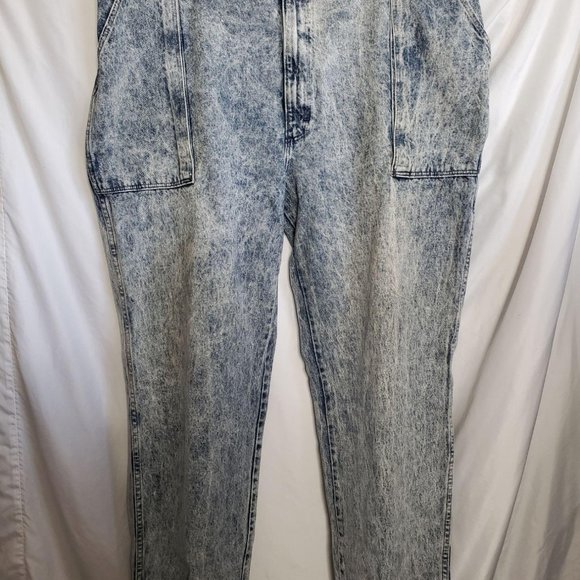 Sedgefield Jeans Acid Wash Baggy Relaxed Fit 46X32 - Picture 1 of 6